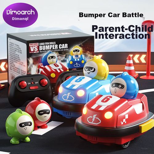 Coche Chocón a Control Remoto DIMANQI con efectos de luz y sonido para niños y niñas