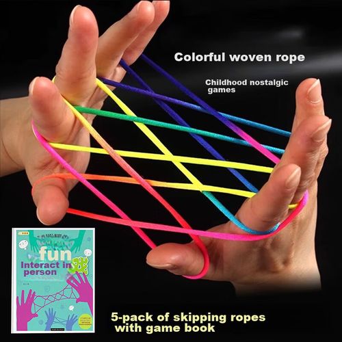 Cuerda Trenzar INFANTIL MURCIA colorida para juegos