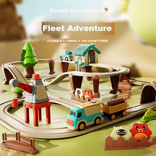 Set de Juguetes Tren Eléctrico AOZHIJIA para niños de 3 a 6 años