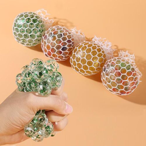 Pelotas de Estrés BAI LI SHUANG VENTINGBEADS de TPR, paquete de 4, colores aleatorios