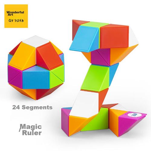 Regla mágica QIYI 24 segmentos multicolor