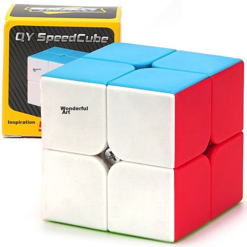 Cubo Rubik QIYI 2x2 de plástico multicolor