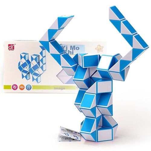 Regla Mágica QIYI 0933C-4 de plástico azul