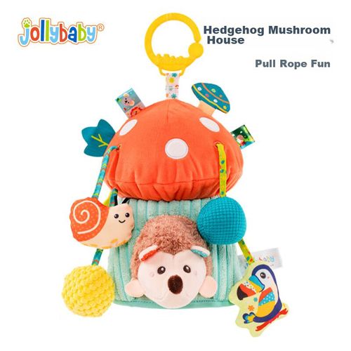 Juguete colgante JOLLYBABY Diversión para Jalar y Sacudir de fibra de poliéster para bebés