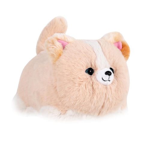 Muñeca de peluche [QUCHAO] Perrito Corgi que habla y parpadea 20cm para niños y niñas
