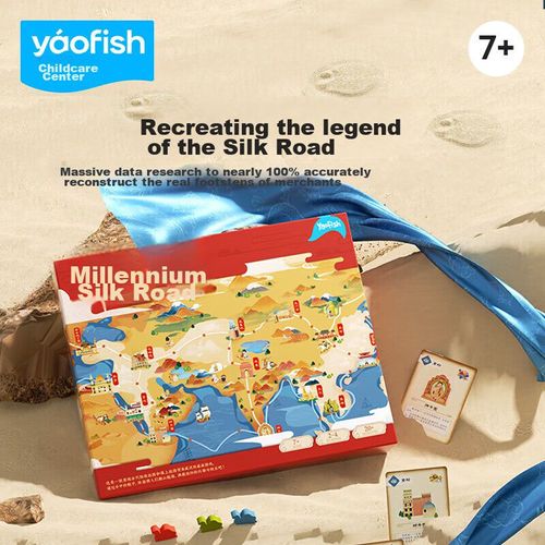 Juego de Ajedrez YAOFISH Ruta de la Seda de cartón y madera s