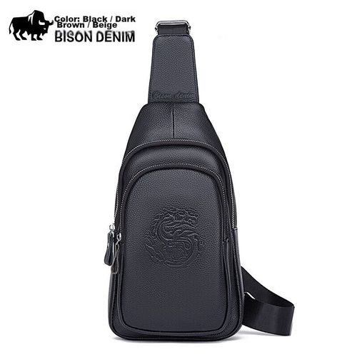 Cangurera American Bison N202871B Negro Para Hombre