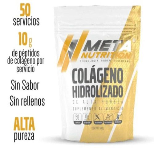 Meta Colageno Hidrolizado 500gr