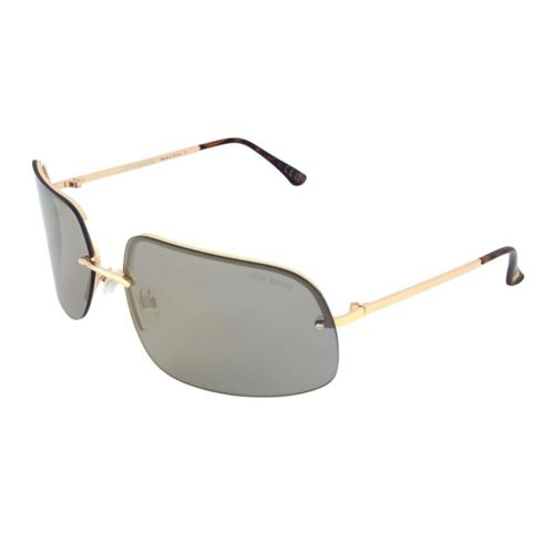 STEVE MADDEN Lentes de sol X17764 Outlook Unisex Cuadrado Dorado 100% UV