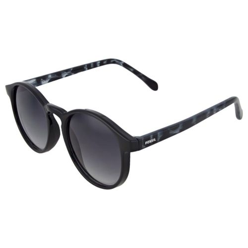 FOSSIL Lentes de sol X82669 Outlook Hombre Circular Negro 100% UV