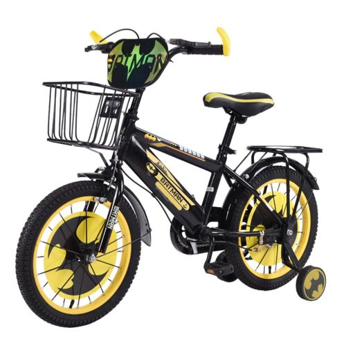 Bicicleta Entrenadora Para Niños Batman Qk-14 Rodado 16