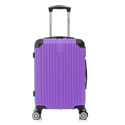 Maleta de mano viaje rigida con ruedas 10kg color morado