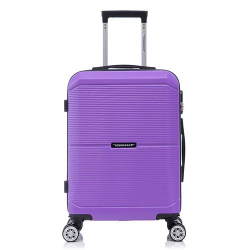 Maleta de mano viaje rigida con ruedas 10kg color morado
