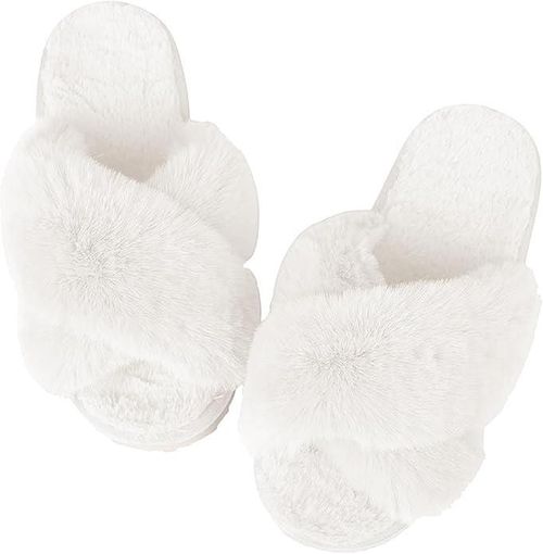 Pantuflas Cruzadas  Antideslizante Bluelander, Unisex Uso Interno y Externo, Calzado Cómodo y Cálido