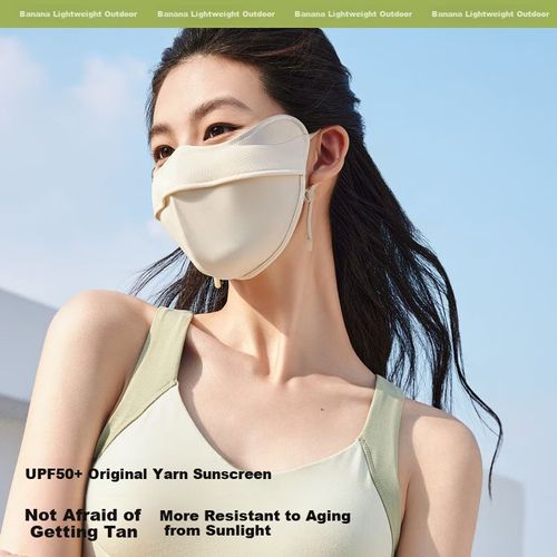 Cubrebocas Beneunder Al332 Gris Ahumado Azul Para Mujer