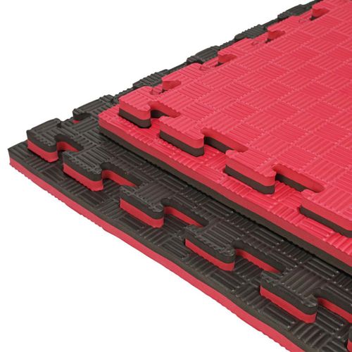 Tatami ligero Fire Sports 2.0 cm grosor Rojo Negro