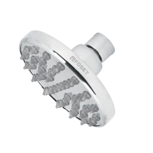 Regadera cromo plato redondo sin brazo