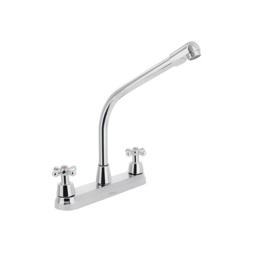 Mezcladora fregadero 8pul cuello cobra