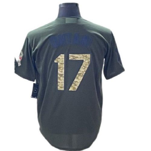 Asombroso! Jersey Shohei Othani 17 Edicion Especial Bordado Salute to Service