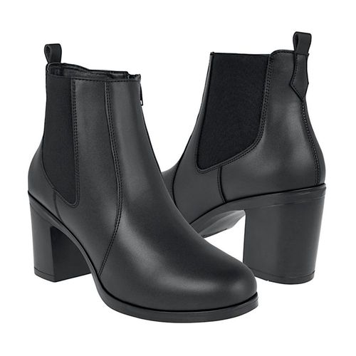 BOTINES STYLO MUJER 0750 SIMIPIEL NEGRO