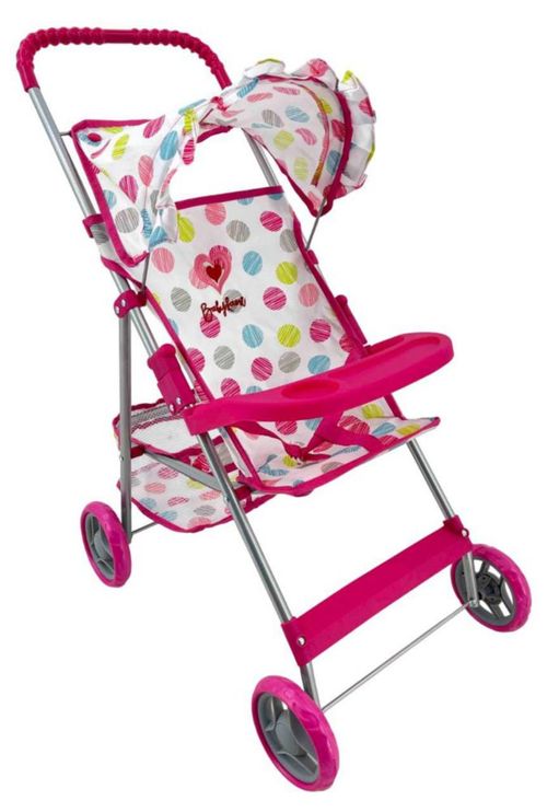 Carriolita De Muñecas Juguete Baby Kaori Ss05 Con Canasta Blanco