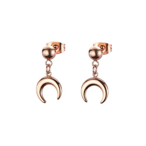 Aretes de acero enso para mujer eje3252r oro rosa