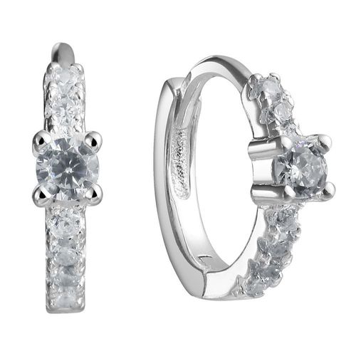 Aretes enso 925 para mujer ese124s plateado