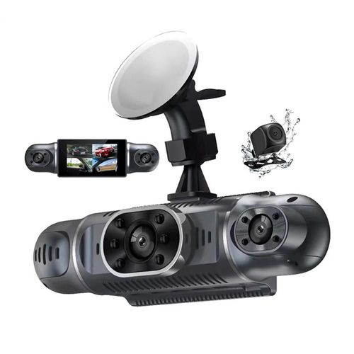 Dash Camara para Auto，4K Dashcam Cámara Coche con WiFi y GPS Camara Coche，con Visión Nocturna  y WiFi，Control de App, Grabación en Bucle，HOGAWAY