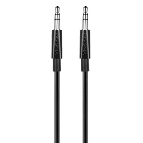 Cable de audio Jack 3.5 mm NS-LW16 Insignia 90 cm color negro