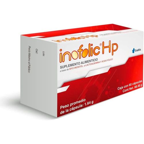 Suplemento Alimenticio Inofolic HP 60 cápsulas