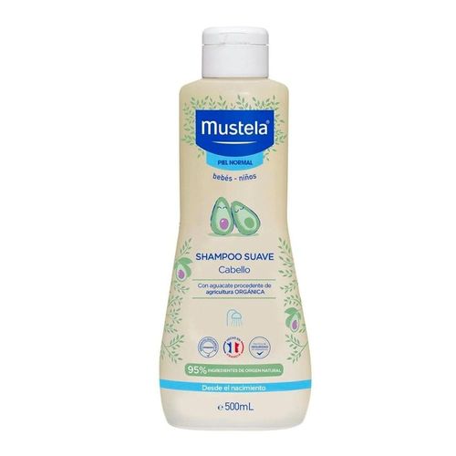 Shampoo Suave Mustela Bebés y Niños Piel Normal 500 ml