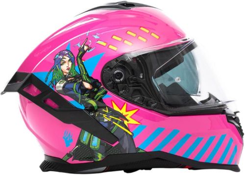 Casco Integral Abatible con Certificación ECE, Bluelander, Cascos de Doble Visera Transpirable y Cómodo, Rosa, Unisex (TALLA M)
