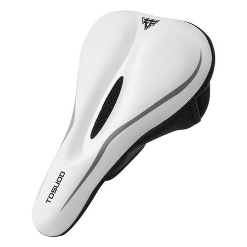 Funda de sillín para bicicleta de montaña, gruesa y completamente de silicona, asiento de bicicleta, cómoda y transpirable para ciclistas.HOGAWAY