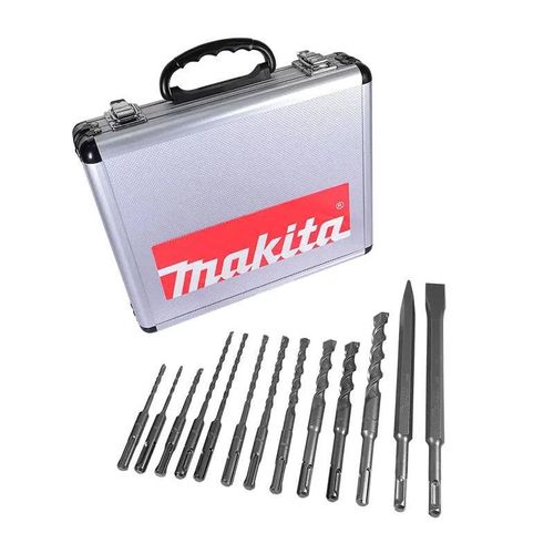 Juego D31734 de 13 pzas de Brocas y Cinceles Makita