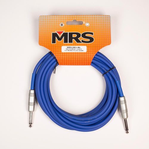 Cable para instrumento de 6 m 1/4" mono mrs-6m-i-bl morrison