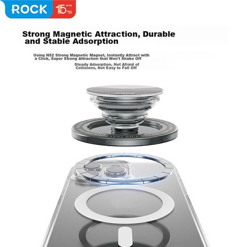 Soporte teléfono ROCK Magnético negro