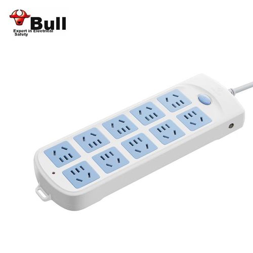 Multicontacto 10 Salidas Tipo B BULL GN-605 5m