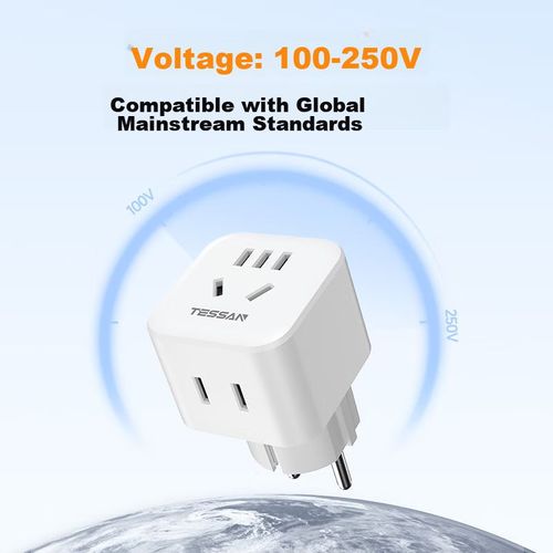 Adaptador Tipo C TESSAN GM-CN-DE-WH