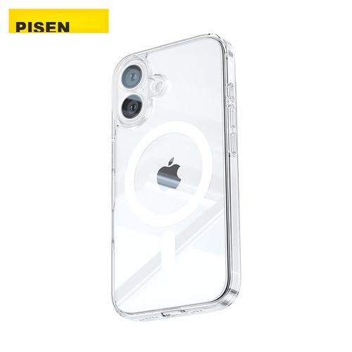 Funda Para Iphone 16 Plus Pisen Tpu Transparente Magsafe