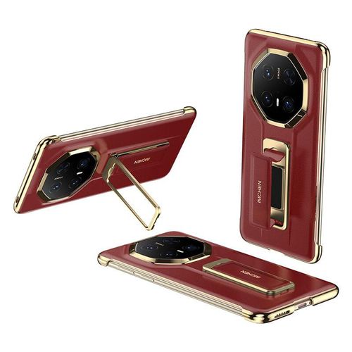 Funda Para Huawei Mate 70 Rs Im-Chen Cuero Sintético Rojo