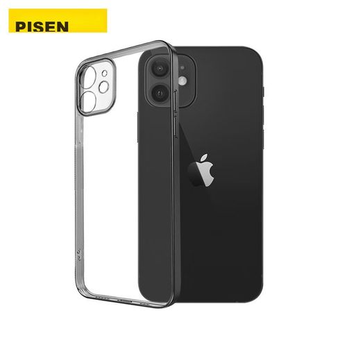 Funda Para Iphone 12 Pisen Electrochapada Negra