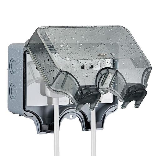 Adaptador Dual Tipo 86 DELIXI IP66