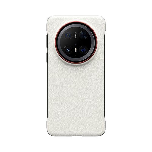 Funda Para Huawei Mate 70 Pro+ Stryfer Plástico Lichi Blanco Rojo