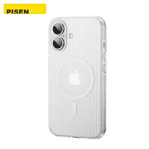 Funda Para Iphone 16 Plus Pisen Magsafe Blanco Mate