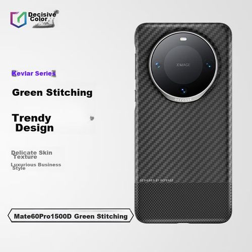 Funda Para Huawei Mate 60 Pro Defense Kevlar 1500D Negra