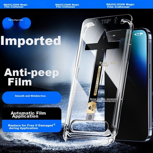Mica Protector De Pantalla MAGICJOHN Para iPhone 16 Pro Max
