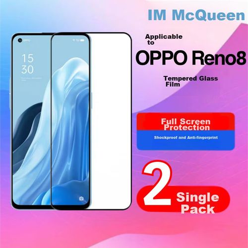 Mica Protector De Pantalla Templado Maikuqi Para OPPO Reno 8 Cobertura Total