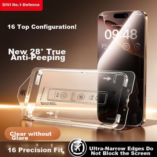 Mica Protector De Pantalla Para iPhone 16 Pro Max DIVI