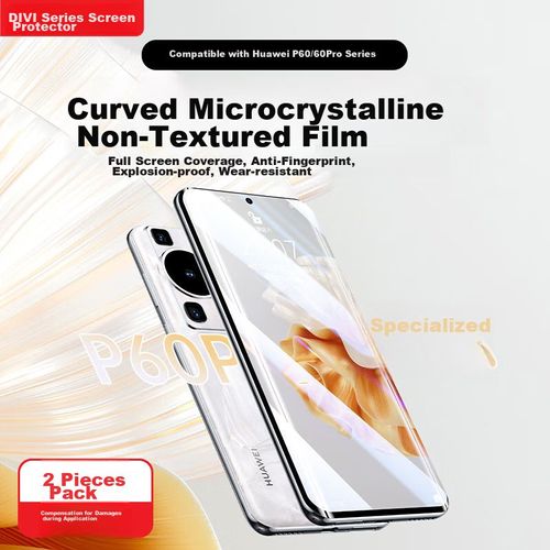 Mica Protector De Pantalla DIVI Para Huawei P60/P60Pro/P60Art Hidrogel Curvado