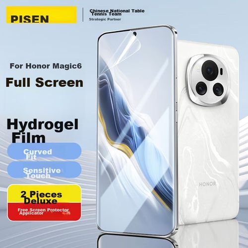 Mica Protector De Pantalla PISEN Para Honor Magic7/6 Hidrogel Curvo